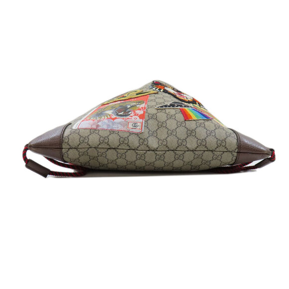 Gucci GG Drawstring Backpack Tote Handbag - Picture 4 of 10